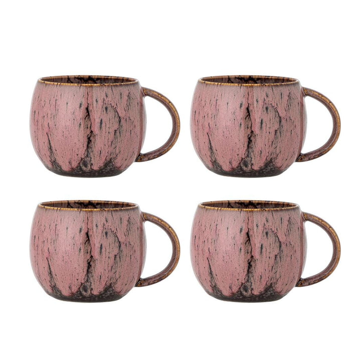 Bloomingville - Rayen Krus, Rosa, Stentøj 82072391 - Rose