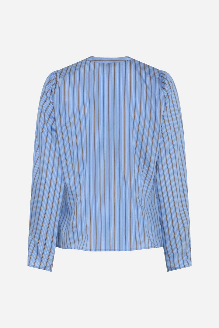 Bruuns Bazaar - Arengabbzea Shirt BBW4879 - Sky Blue Stripe