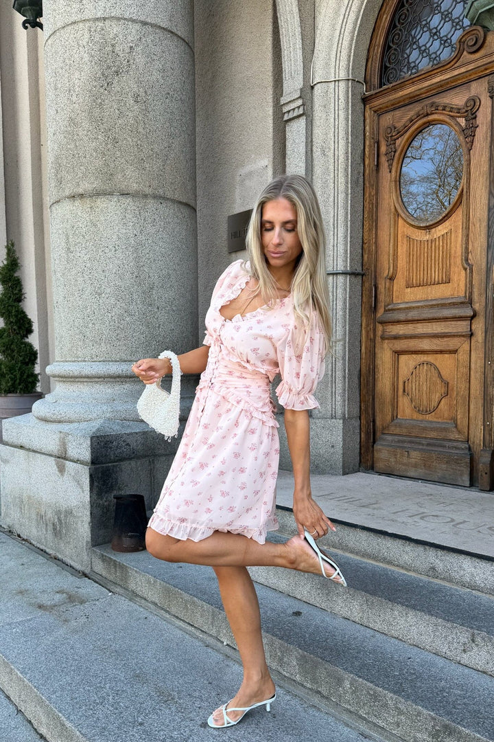 BYIC - Arielic Dress A25220 - Pink Flower Print Kjoler 