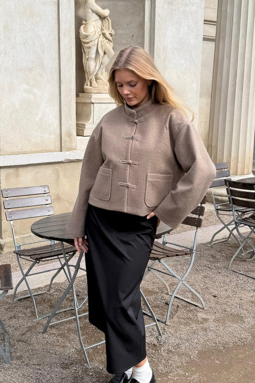 Byic - Evaic Wool Jacket A25247 - Greige Jakker 