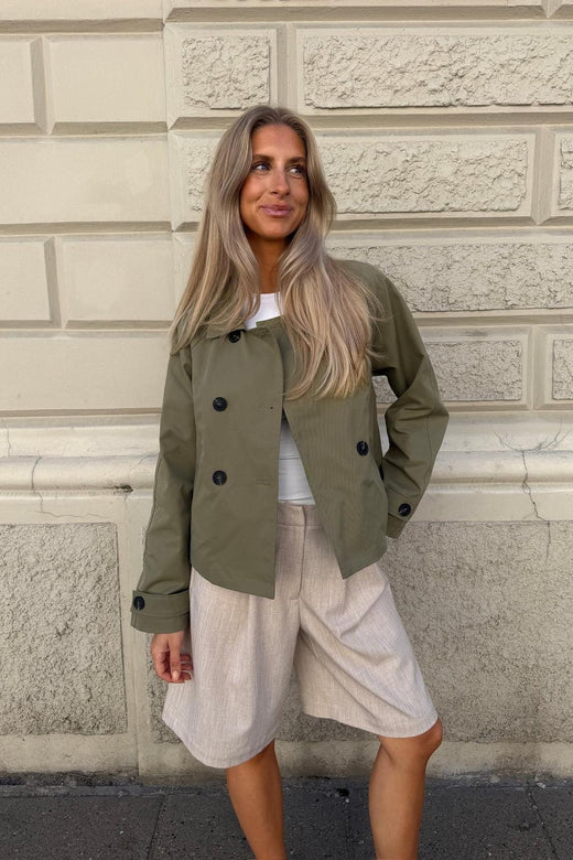 BYIC - Lunaic Trenchcoat A2320 - Dark Khaki Jakker 