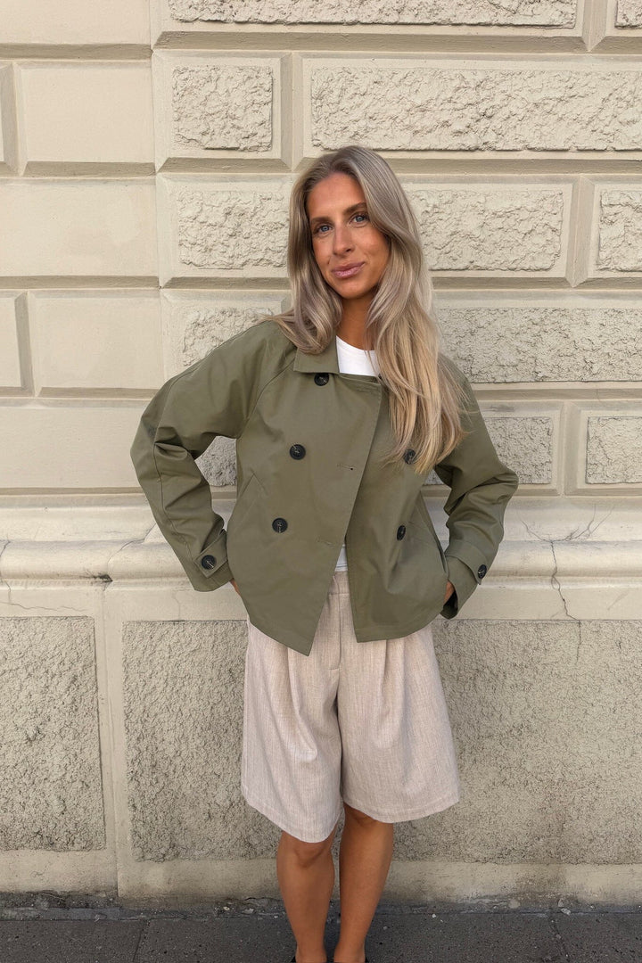 BYIC - Lunaic Trenchcoat A2320 - Dark Khaki Jakker 
