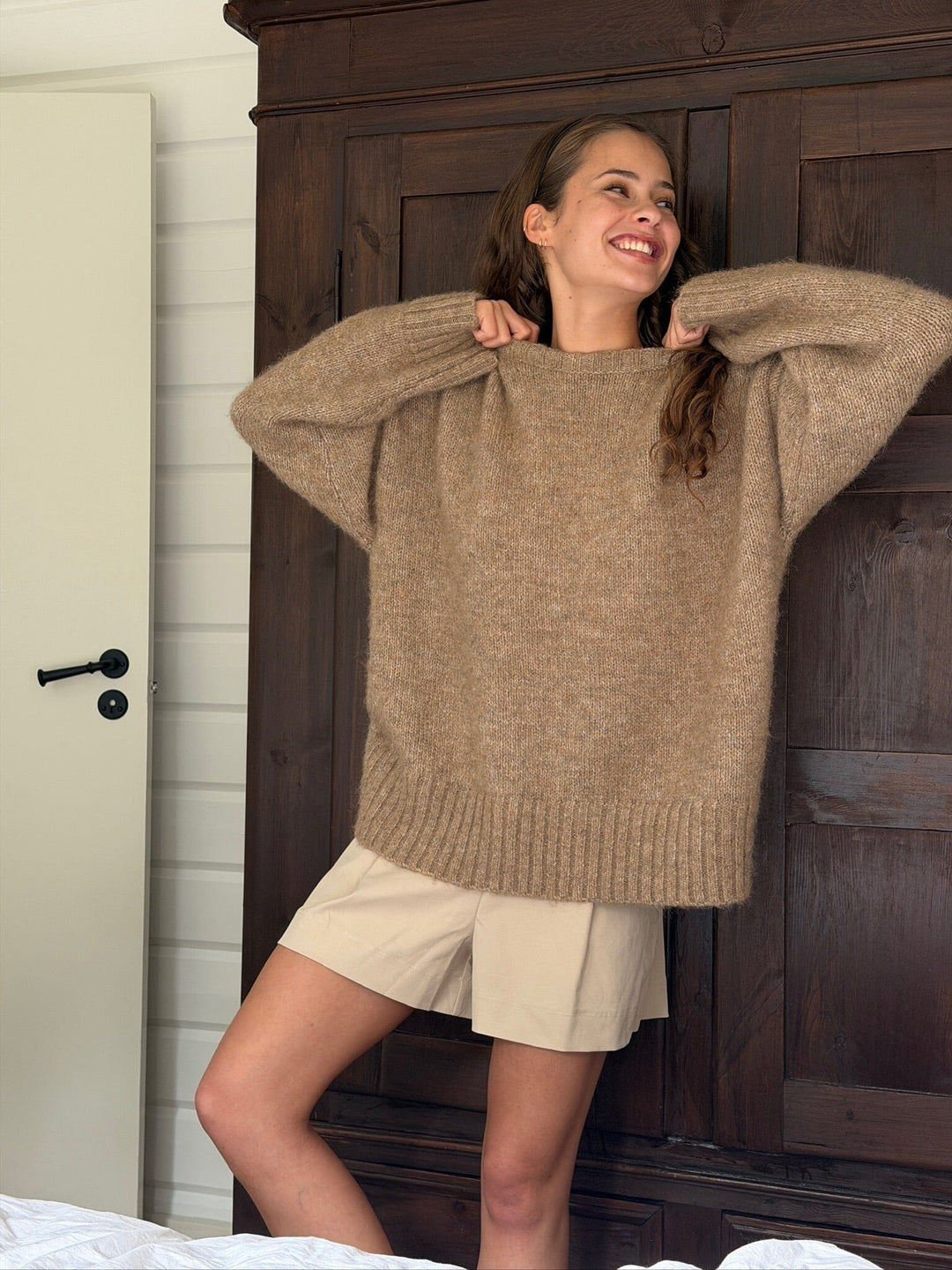 Byic - Maisyic Pullover 2026-121 - Beige Sweatshirts 