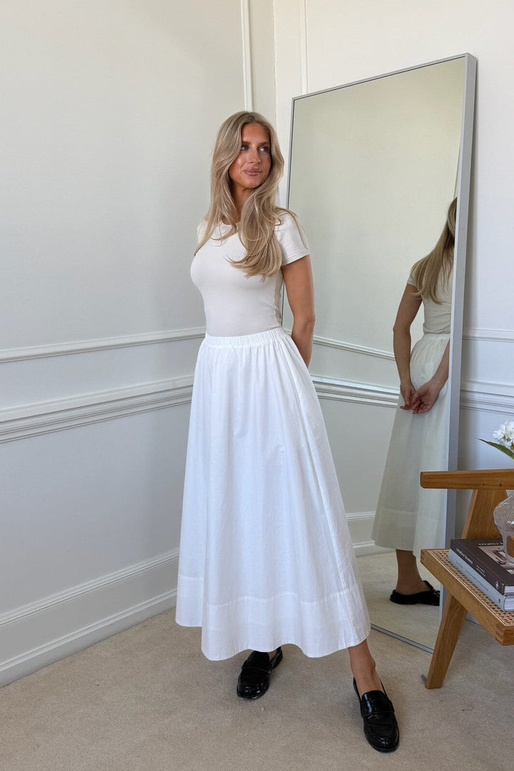 BYIC - Milleic Long Skirt A25242 - White