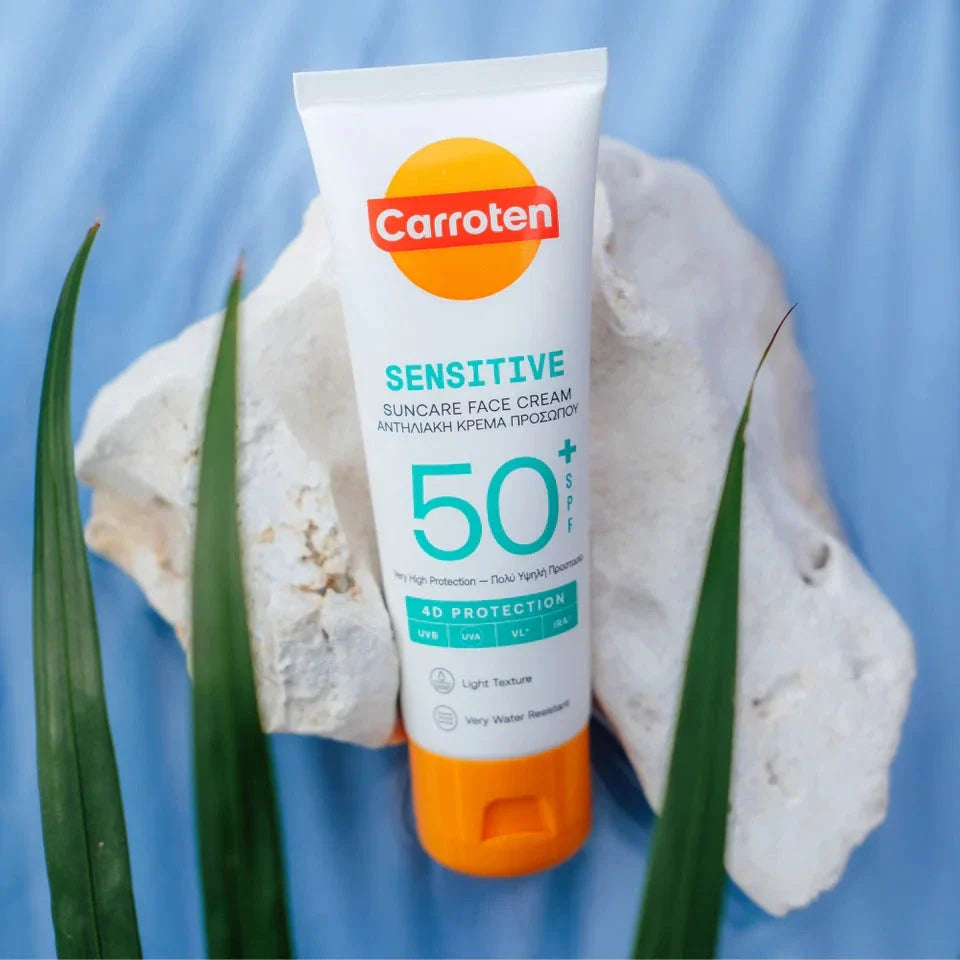 Carroten - Face Sensitiv Cream Spf 50 8571051987 - Solcreme 