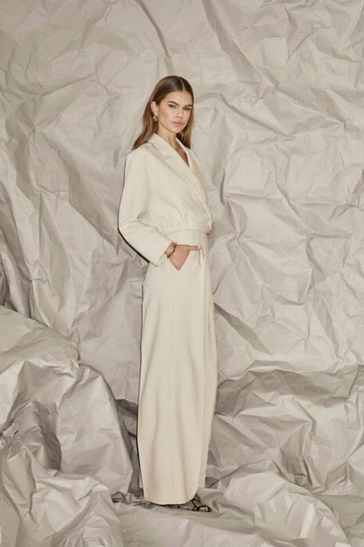 Co´Couture - Acilecc Crop Blazer 40065 - 199 - Bone