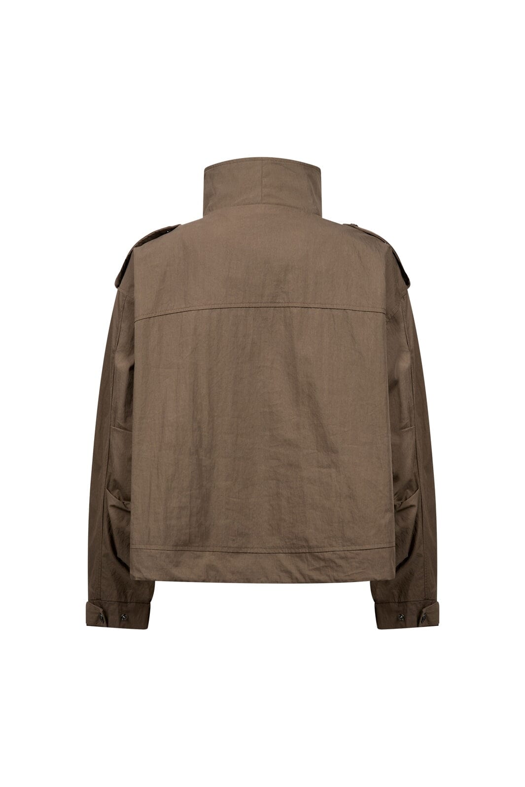 Co´Couture - Alinacc Double Funnel Neck Jacket 500810 - 20002 - Brown