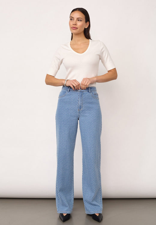 Co´Couture - Antocc Denim Pant 500179 - 45004 - Light Denim Bukser 