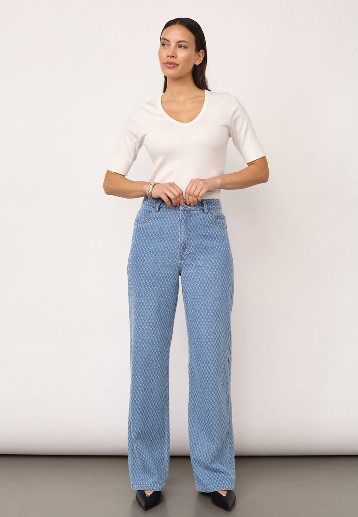 Co´Couture - Antocc Denim Pant 500179 - 45004 - Light Denim Bukser 