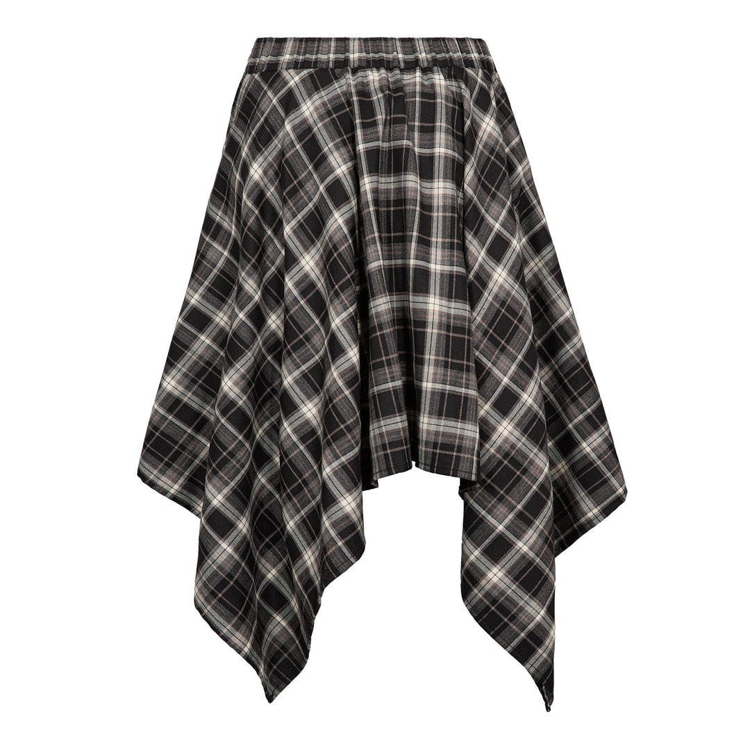 Co´Couture - Dagnycc Check Tie Skirt 500069 - 65001 - Black Nederdele 
