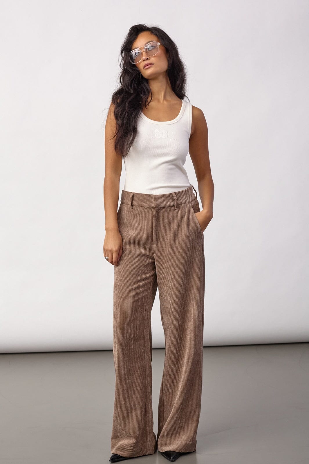 Co´Couture - Daisycc Cord Pant 500574 - 20009 - Walnut