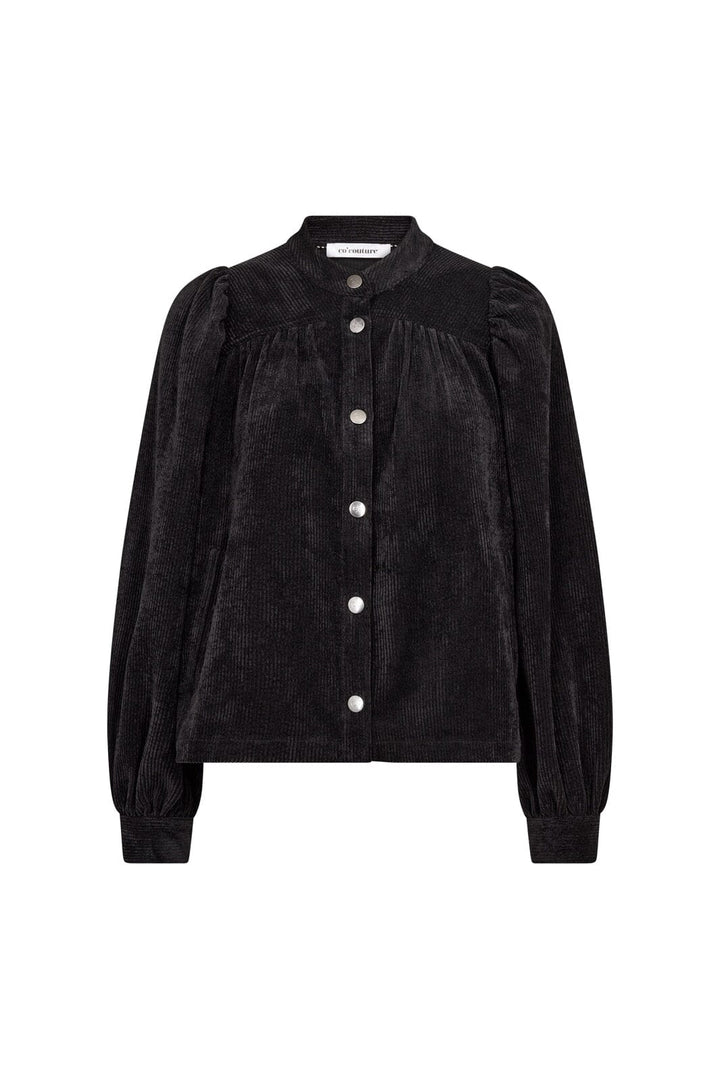 Co´Couture - Daisycc Cord Shirt 500586 - 65001 - Black