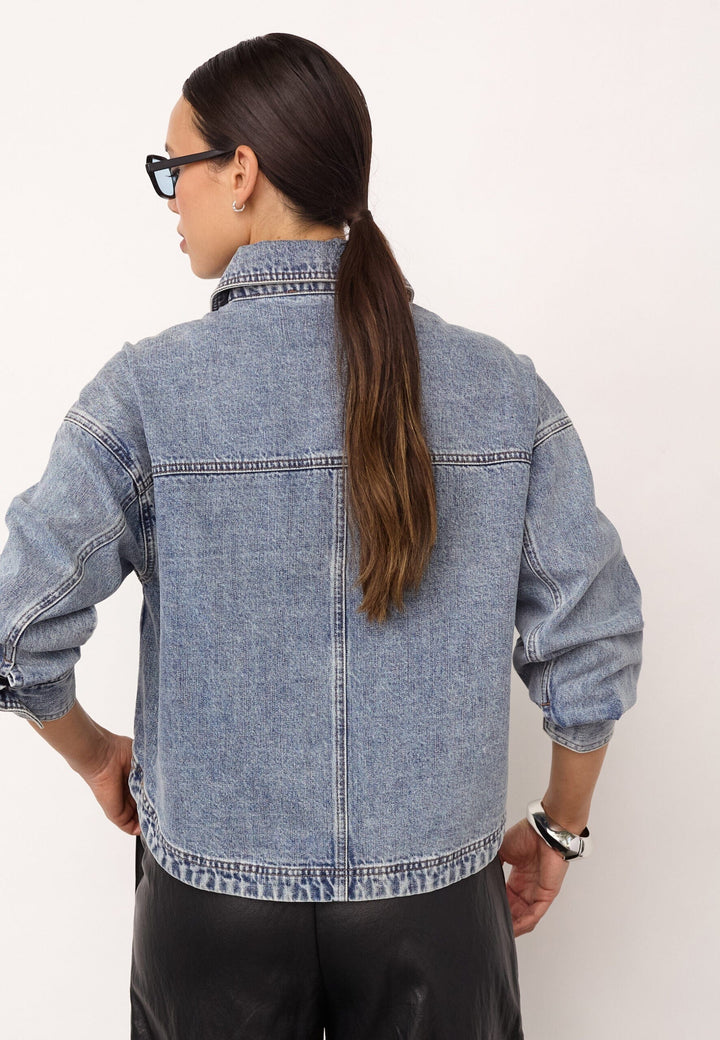 Co´Couture - Denicecc Denim Jacket 500077 - 45007 - Bleach Denim Jakker 