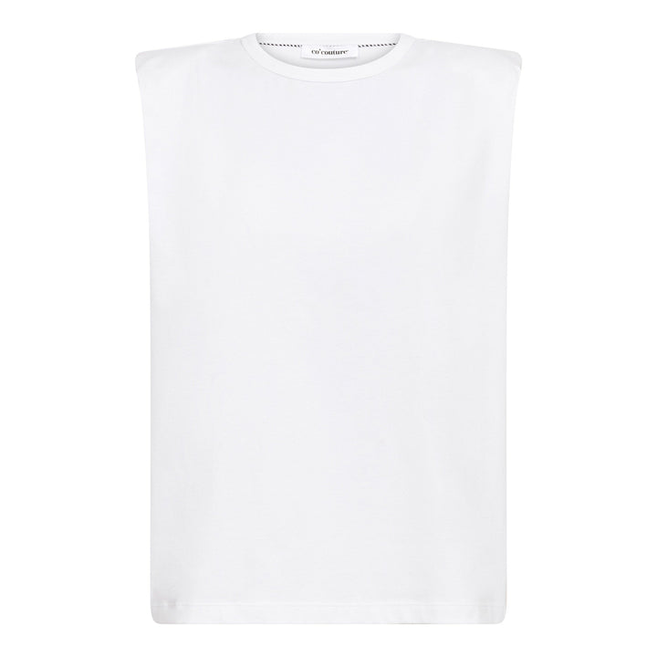 Co´Couture - Eddiecc Tee 43037 - 4000 - White T-shirts 