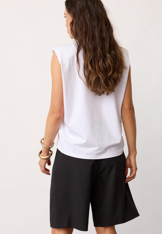 Co´Couture - Eddiecc Tee 43037 - 4000 - White T-shirts 