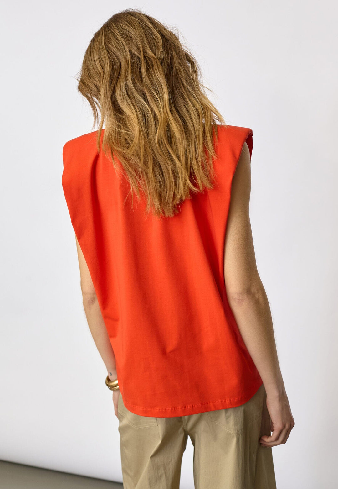 Co´Couture - Eddiecc Tee 43037 - 66 - Flame T-shirts 