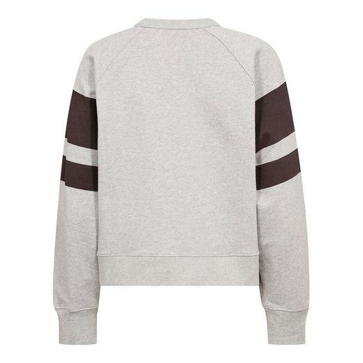 Co´Couture - Eriscc College Sweat 500072 - 65006 - Grey Melange Sweatshirts 