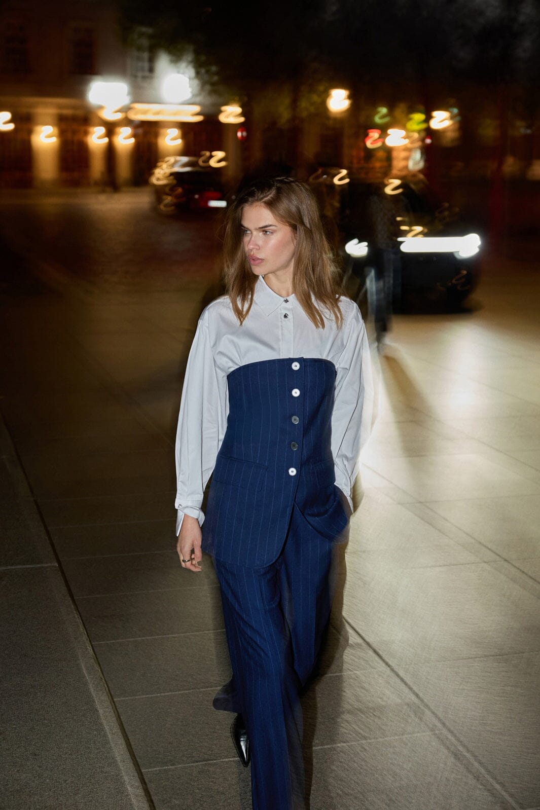 Co´Couture - Gabiecc Pin Corsage 500466 - 40007 - Navy