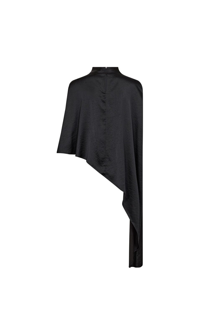 Co´Couture - Iduncc Turtle Cape Blouse 500655 - 65001 - Black