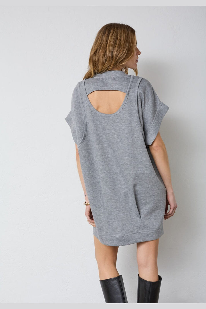 Co´Couture - Lancecc Sweat Dress 46082 - 57 - Grey Melange