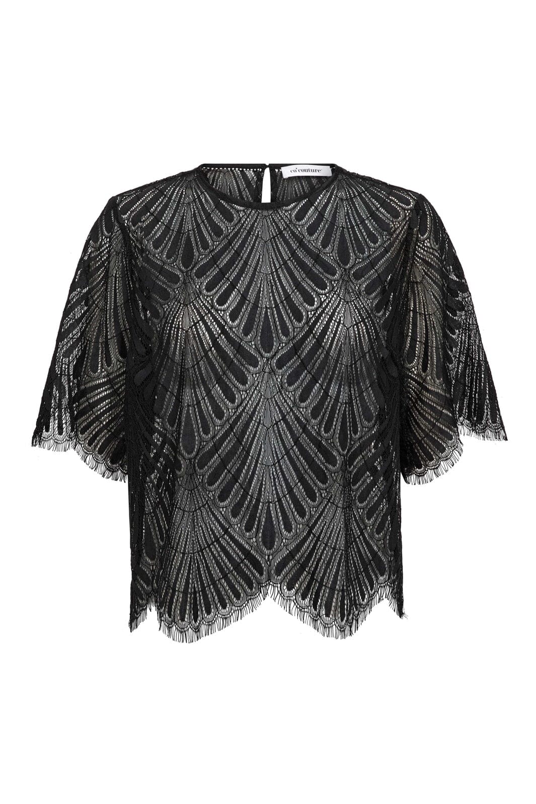 Co´Couture - Leticc Lace Blouse 500805 - 65001 - Black