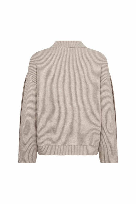 Co´Couture - Rowcc Button Sleeve Knit 500544 - 10006 - Bone