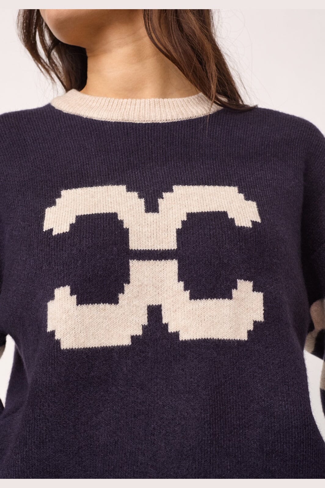 Co´Couture - Rowcc Coco Logo Knit 500085 - 40007 - Navy