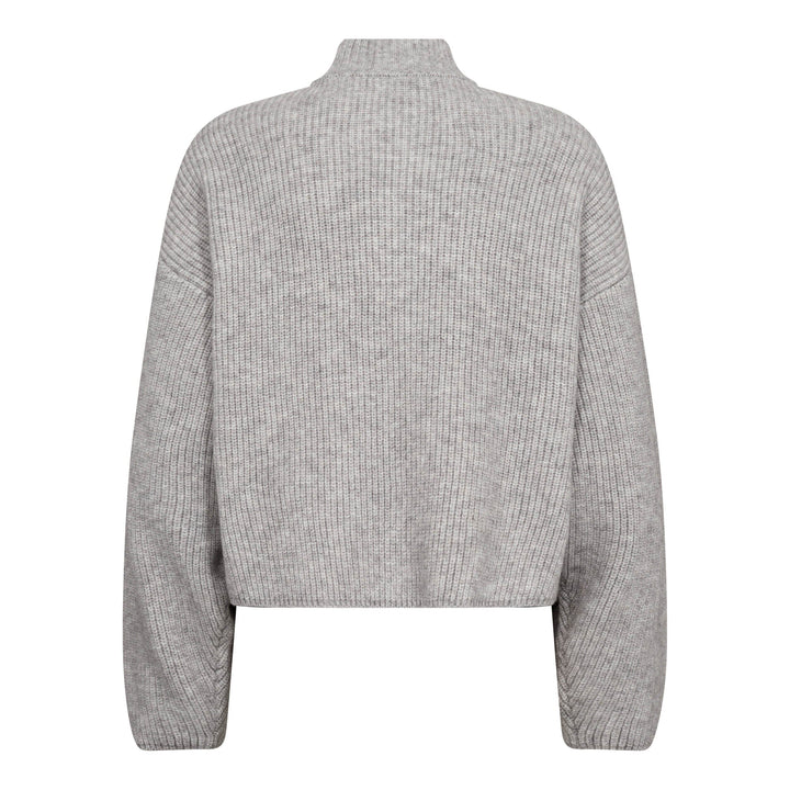 Co´Couture - Rowcc Utility Cardigan 500123 - 65006 - Grey Melange Cardigans 