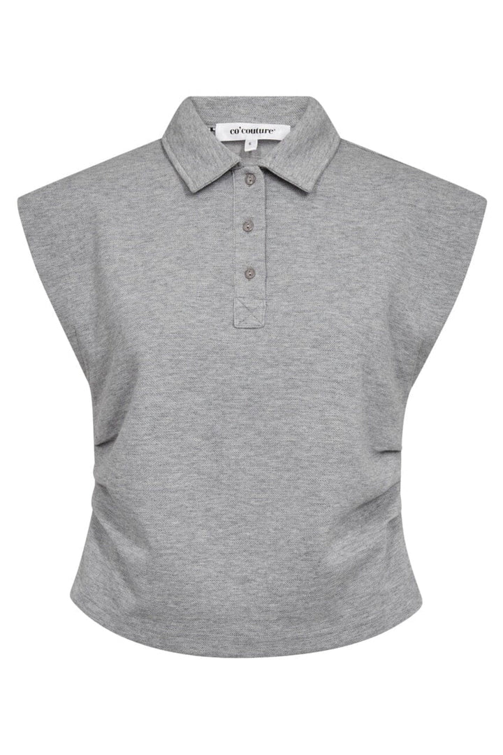 Co´Couture - Sidacc Polo Top 43027 - 57 - Grey Melange