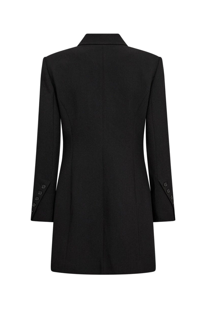 Co´Couture - Volacc Pleat Blazer Dress 500505 - 65001 - Black