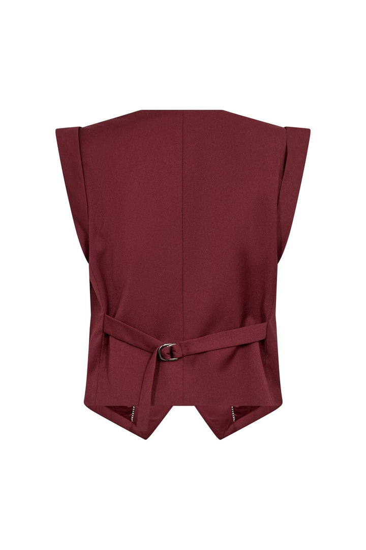 Co´Couture - Volicc Fitted Wing Vest 500287 - 30006 - Berry Red