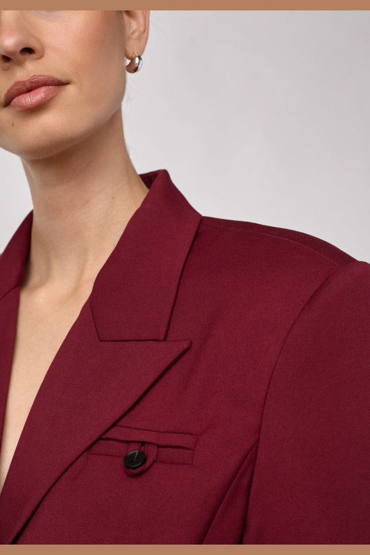 Co´Couture - Volicc Shoulder Blazer 500285 - 30006 - Berry Red
