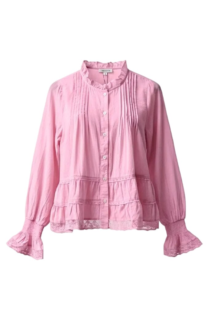 Continue - Audrey Long Sleve 15157 - Light Pink Bluser 
