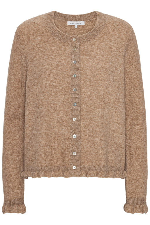 Continue - Sisse Knit 14896 - Nougat Strikbluser 
