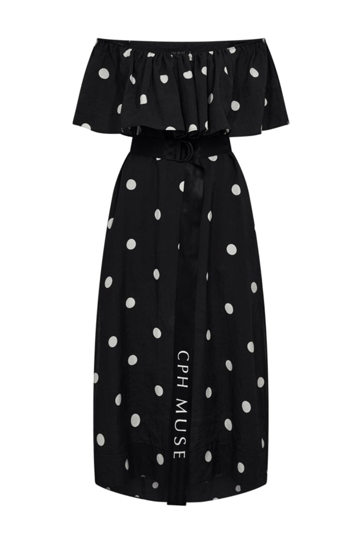 Copenhagen Muse - Cmfie-dress 208352 - 9217 Black W, Jet Stream Kjoler 