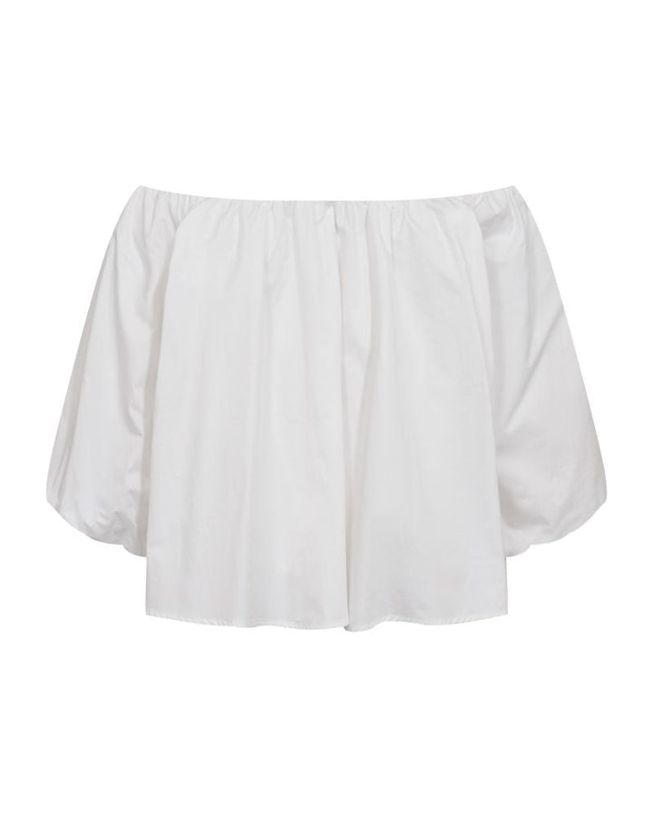 Copenhagen Muse - Cmshirley-blouse - 1010 Bright White Bluser 