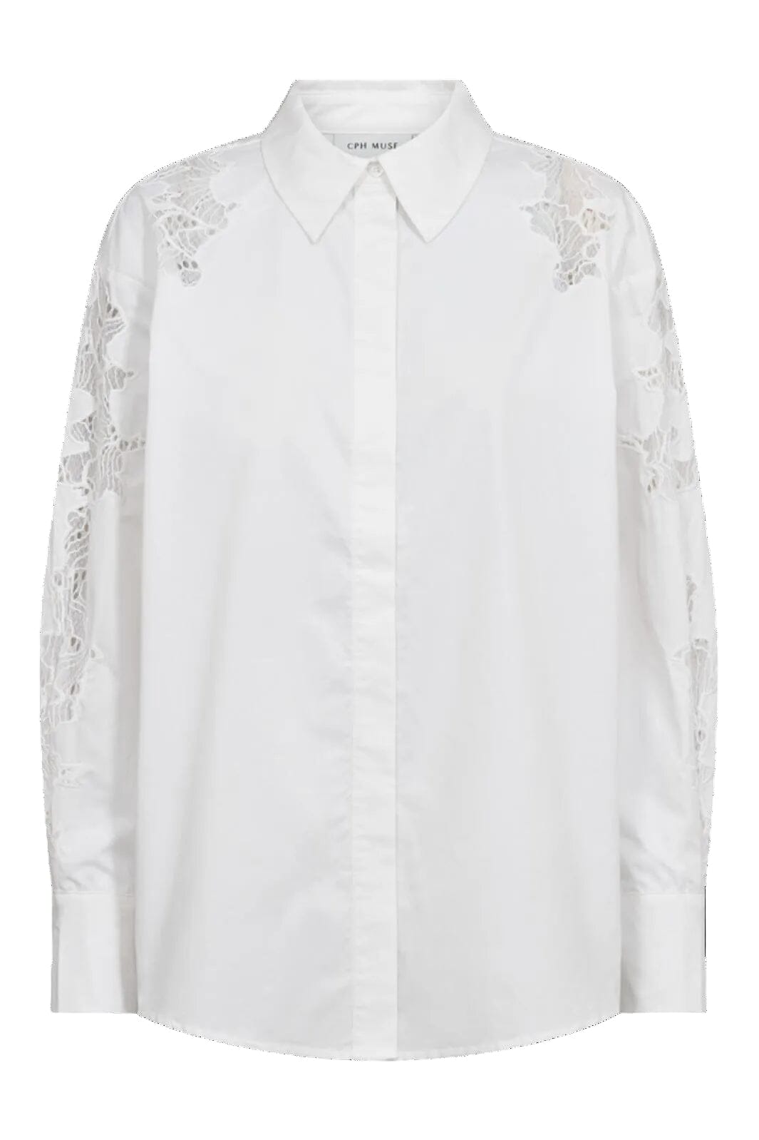 Copenhagen Muse - Cmshirley-shirt 211484 - 1010 Bright White Skjorter 