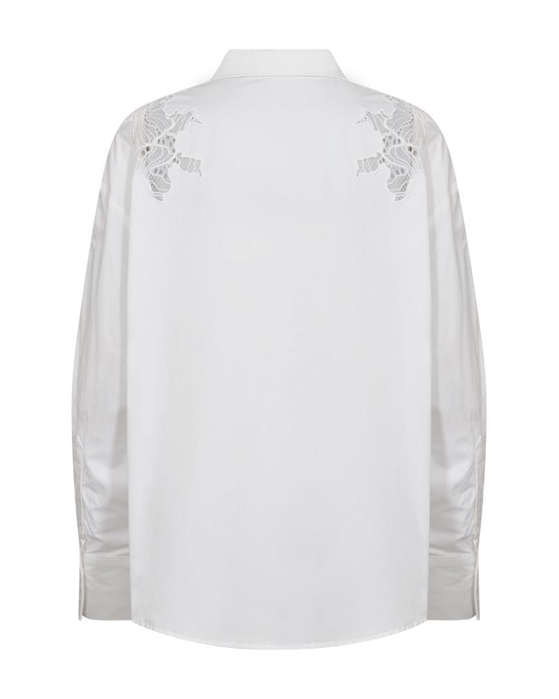 Copenhagen Muse - Cmshirley-shirt 211484 - 1010 Bright White Skjorter 