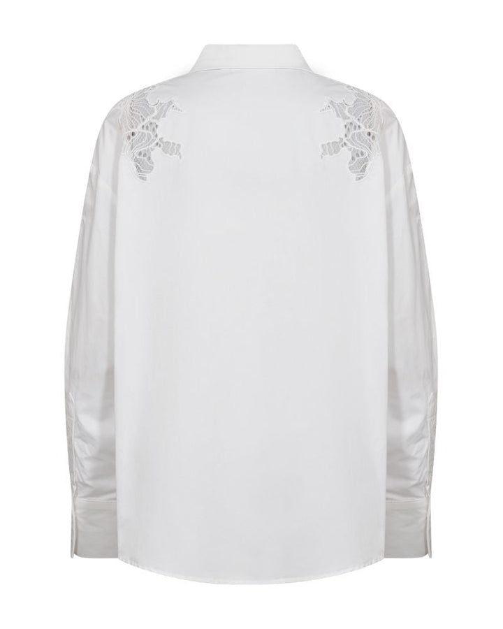 Copenhagen Muse - Cmshirley-shirt 211484 - 1010 Bright White Skjorter 