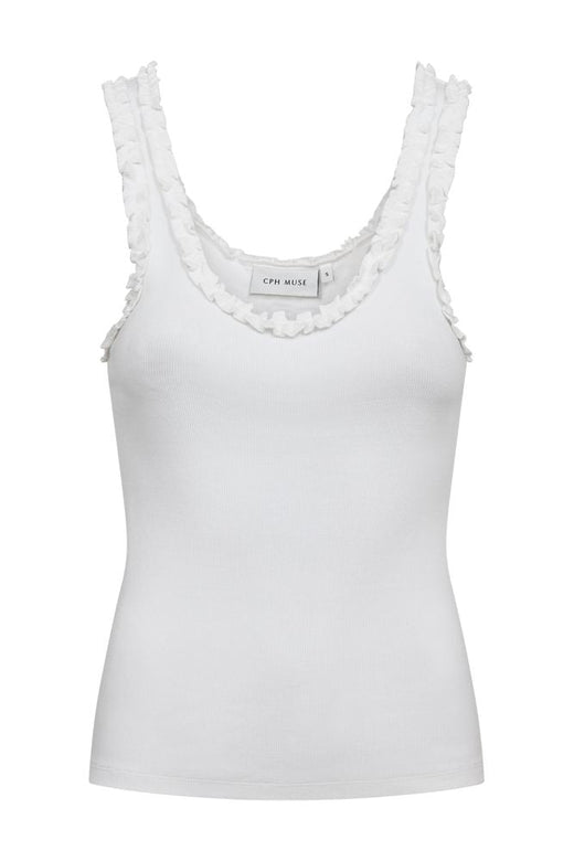 Copenhagen Muse - Cmsiv-top 208077 - 1010 Bright White Toppe 
