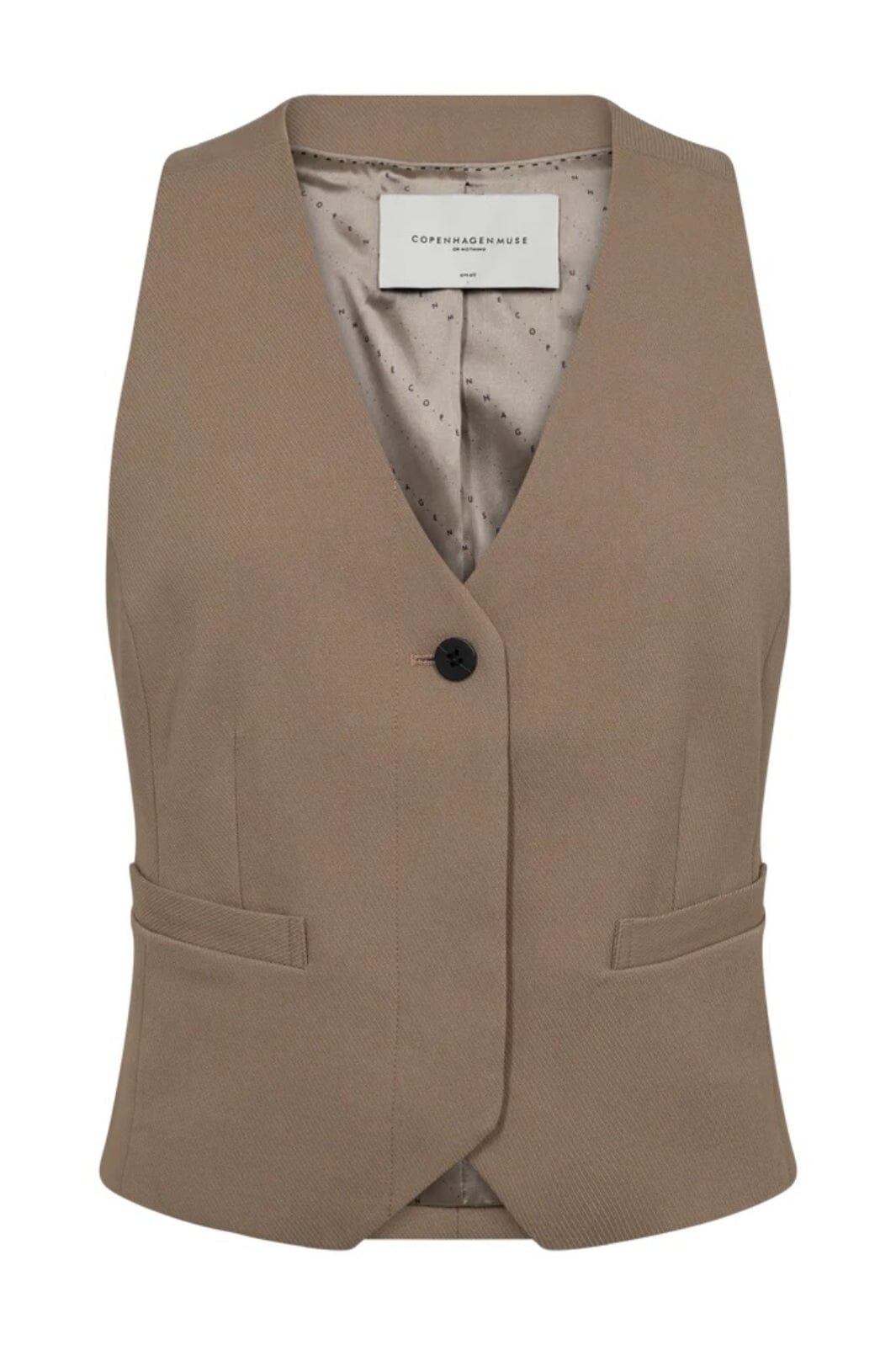 Copenhagen Muse - Tailor-Waistcoat 201671 - Timber Wolf