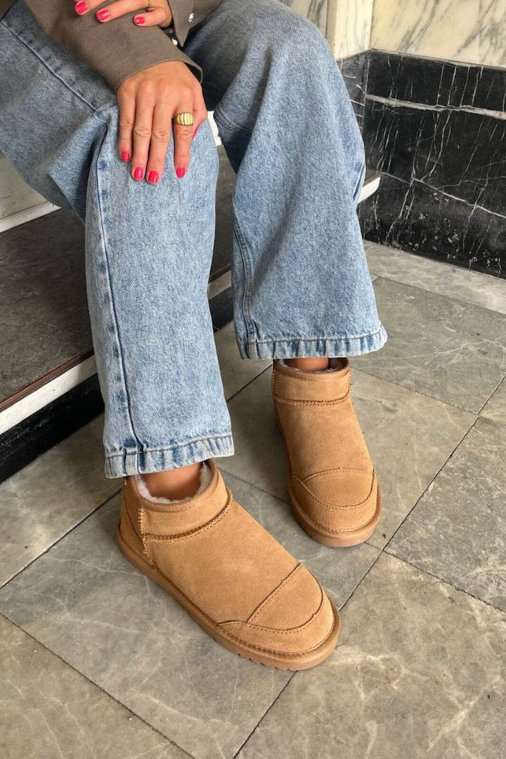 Copenhagen Shoes - Lucky Me Low CS8789 - 0138 - Camel Støvler 