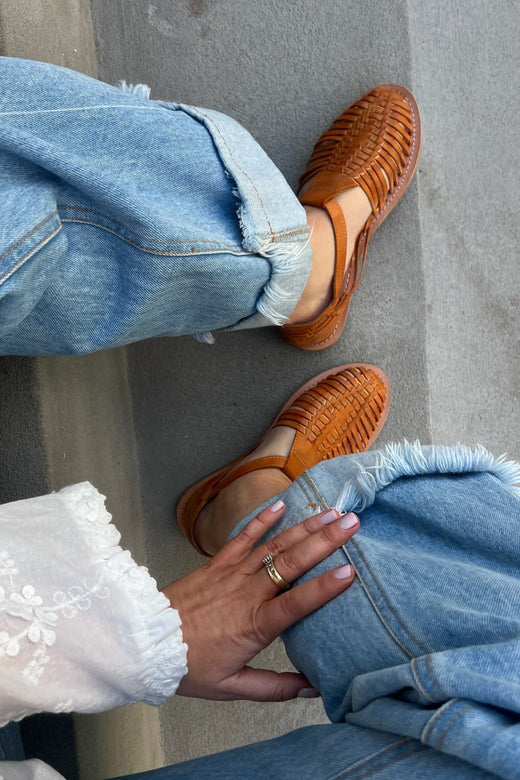 Copenhagen Shoes - My Days CS8605 - 126 - Tan Dip Ballerinaer 