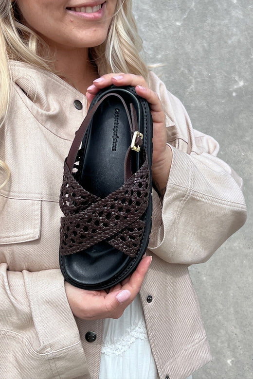Copenhagen Shoes - Summertime F. CS9083 - 0018 - Dk Brown Sandaler 