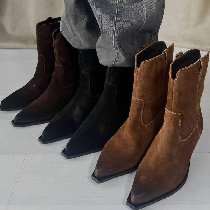 Copenhagen Shoes - The Couture Walk Cs9043 - 0018 - Dk Brown Støvler 