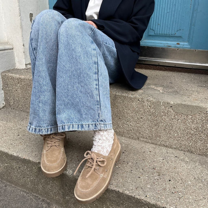 Copenhagen Shoes - The Walk Suede CS8838 - 0301 - Biscuit Loafers 