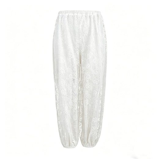 Dear Molly - Ballon Lace Pants 165142B - Off White Bukser 