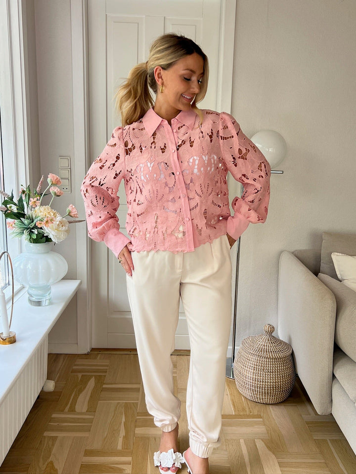 Dear Molly - Birthe Shirt - Pink Skjorter 
