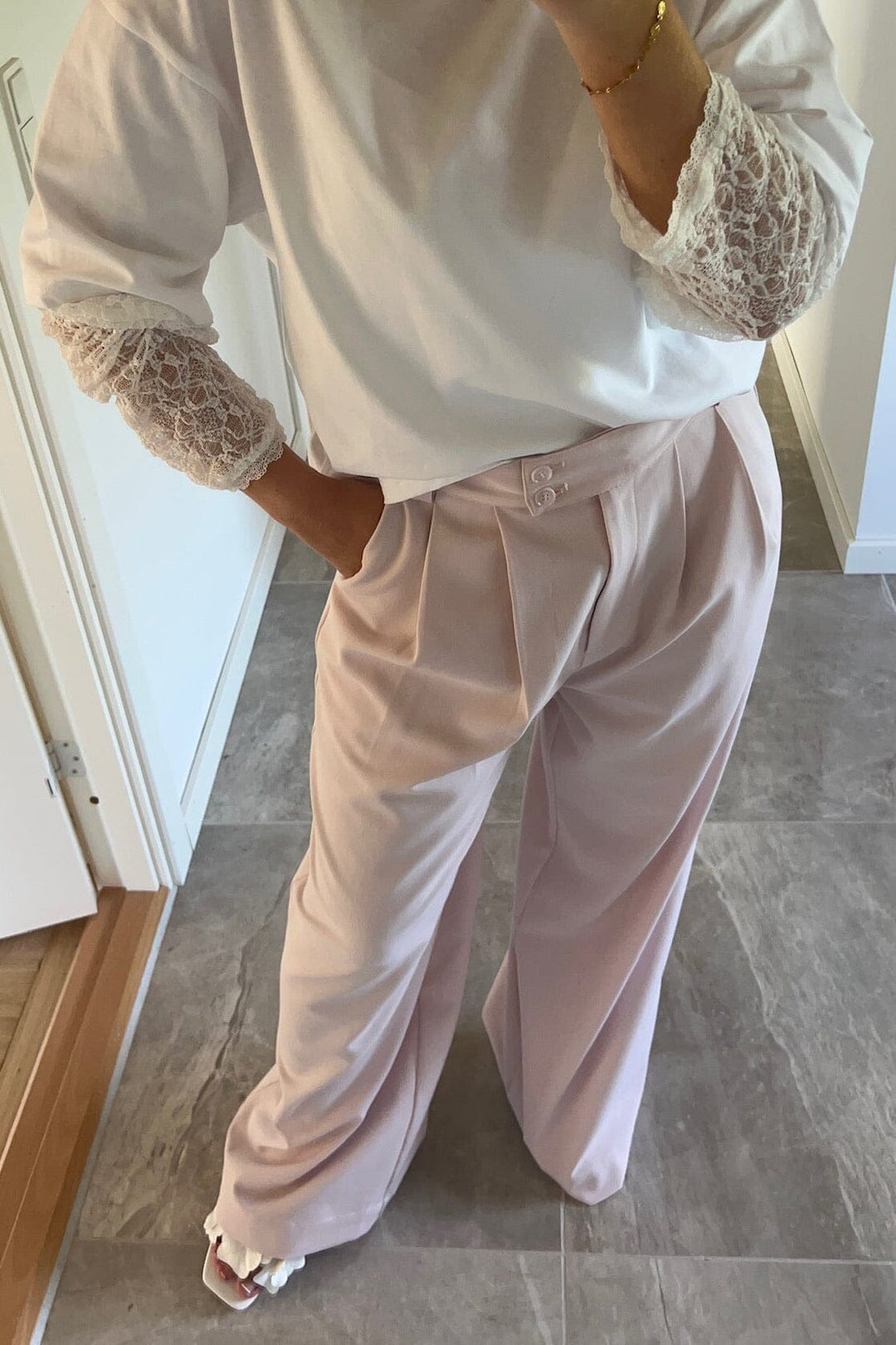 Dear Molly - Elise Pants - Pink Bukser 