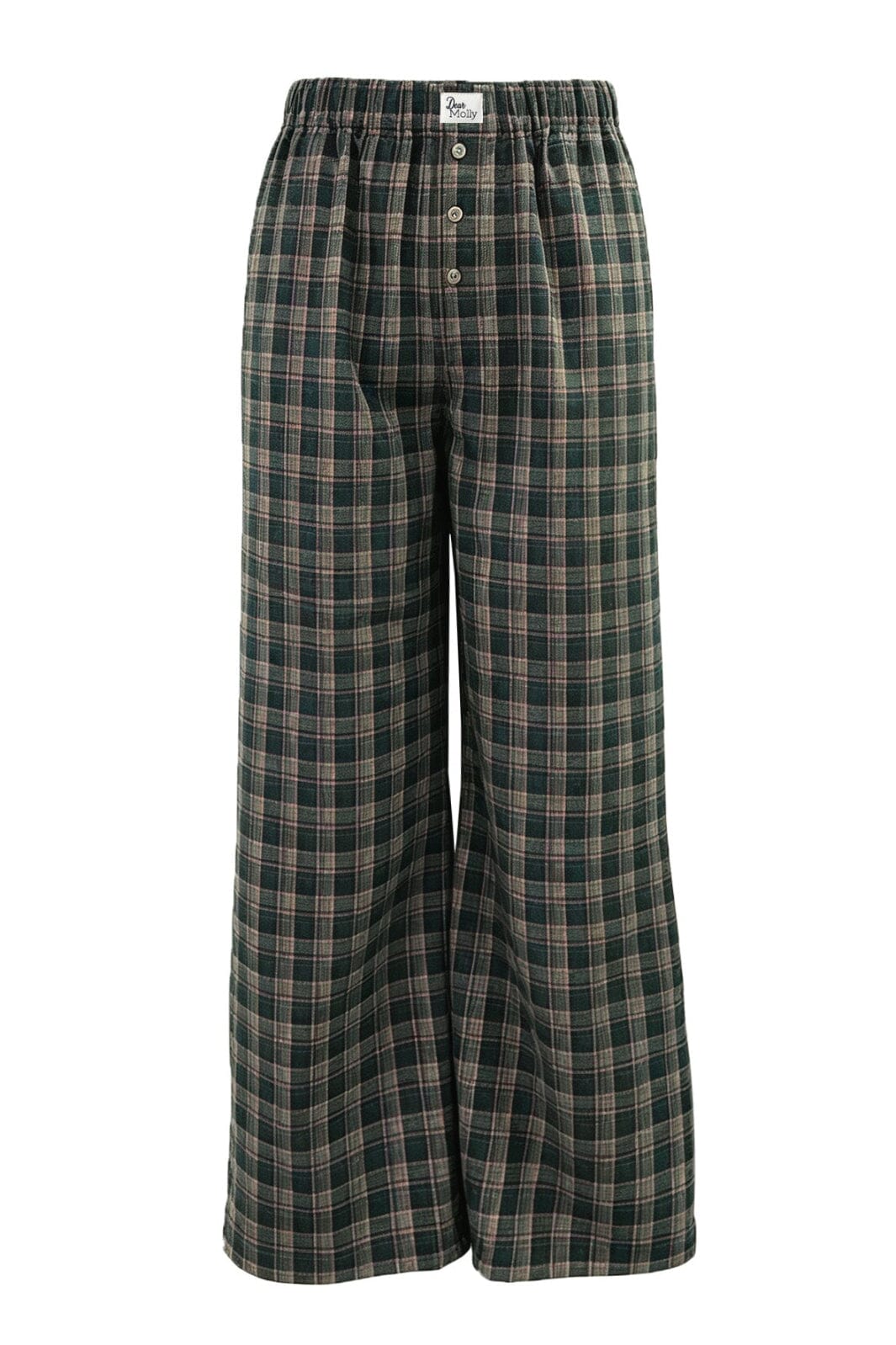 Dear Molly - Gurli Pants - Pink Green Checker Bukser 